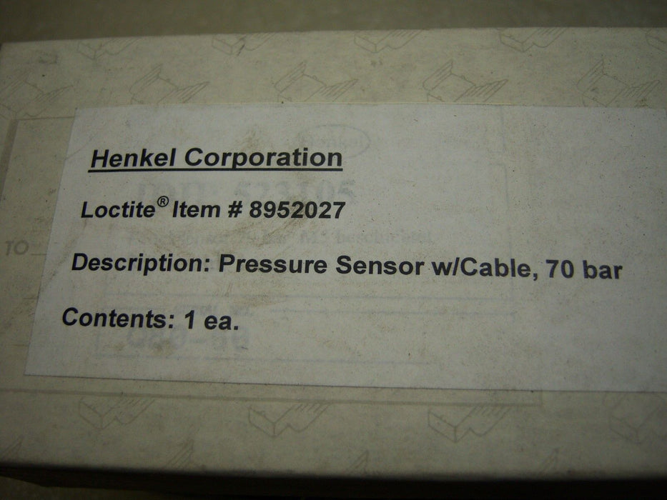 Loctite Henkel Pressure Sensor 8952027