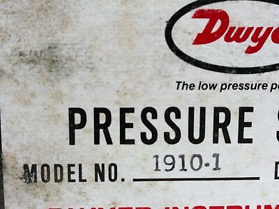 Dwyer 1910-1 Pressure Switch