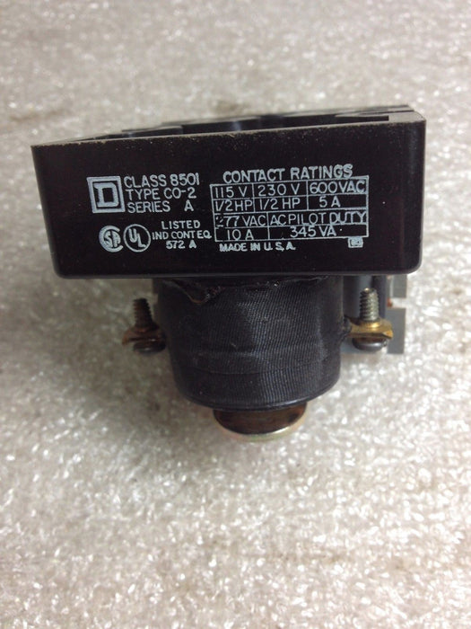 Square D Magnetic Relay 8501-C0-2