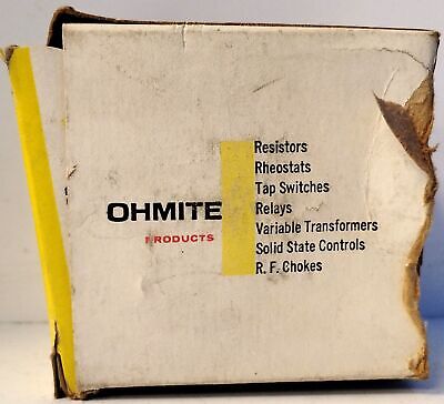 Ohmite 312-12 300 V AC 30 A Non-Shorting Power Tap Switch