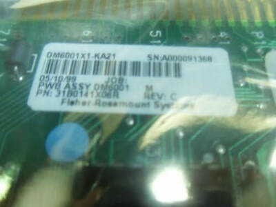 Rosemount 31B0141X06R / DM6001X1-KA21 Board