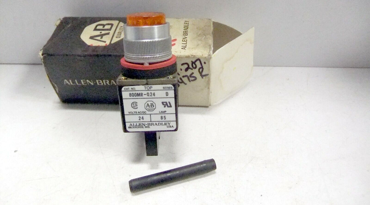 Allen-Bradley 800MR-Q24A Amber Pilot Light
