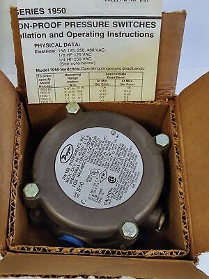 Dwyer 1950-20-2F Explosion Proof Pressure Switch