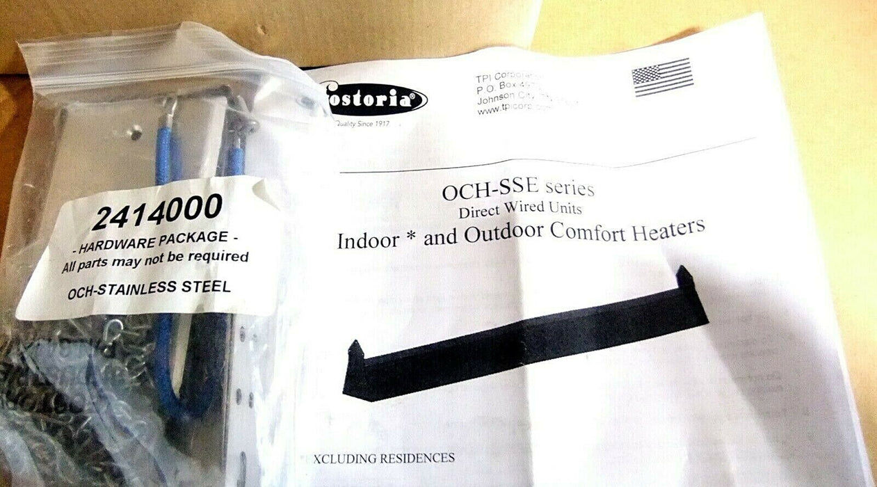 Fostoria Outdoor Heater Stainless OCH-46-277VSSE