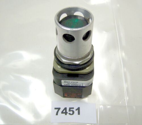 Allen-Bradley Push Button 800T-PA16 Illuminated Green Momentary 1NO1NC