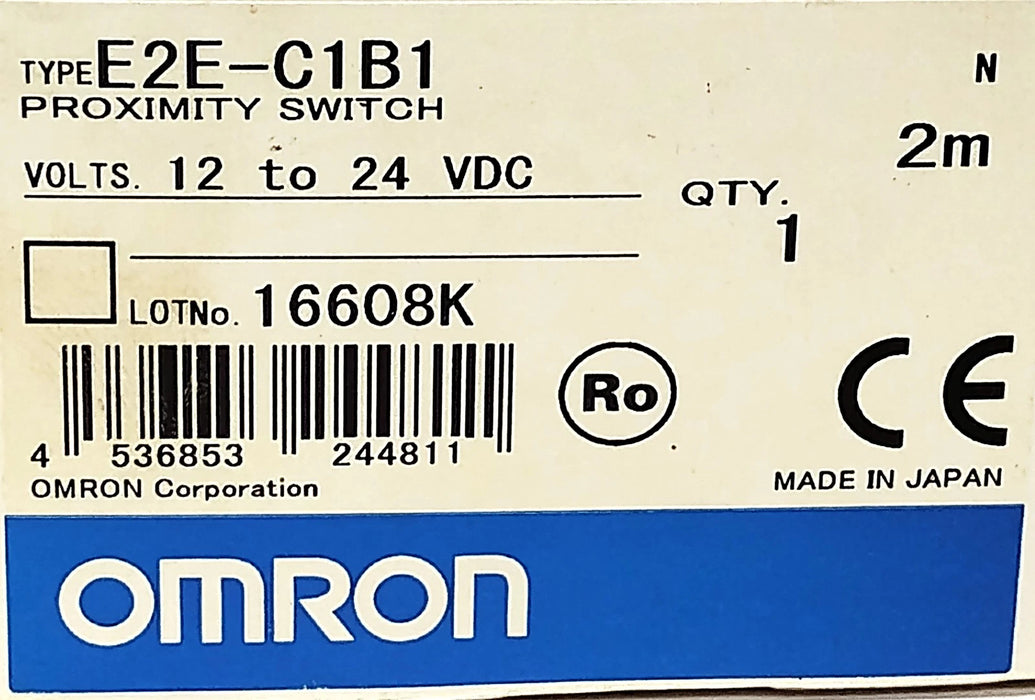 Omron E2E-C1B1-2M 12-24 V DC Inductive Proximity Sensor