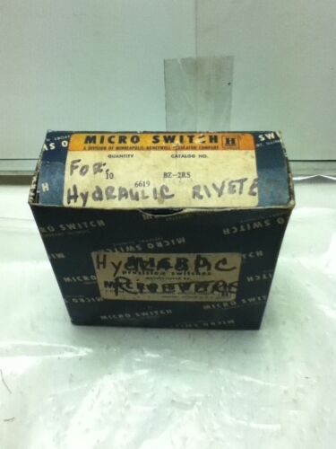 LOT OF 9 MICRO SWITCH BZ-2RS SWITCHES