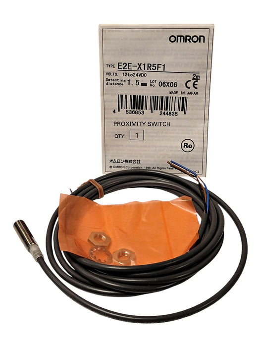 Omron E2E-X1R5F1 12-24 V DC Shielded Inductive Proximity Sensor