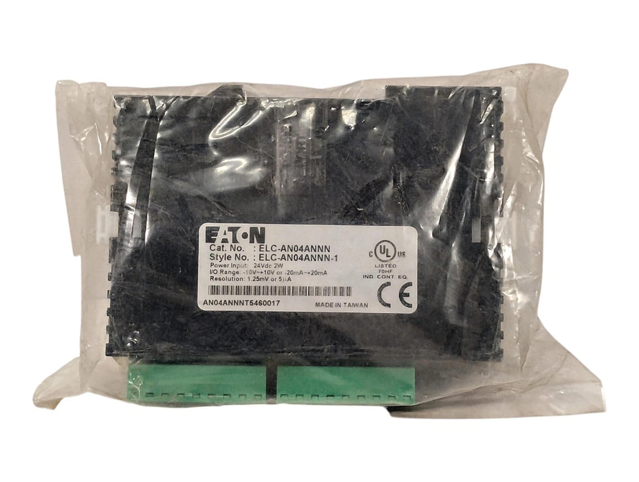 Eaton ELC-AN04ANNN-1 MOD 4 24 V DC Analog PLC Input Module
