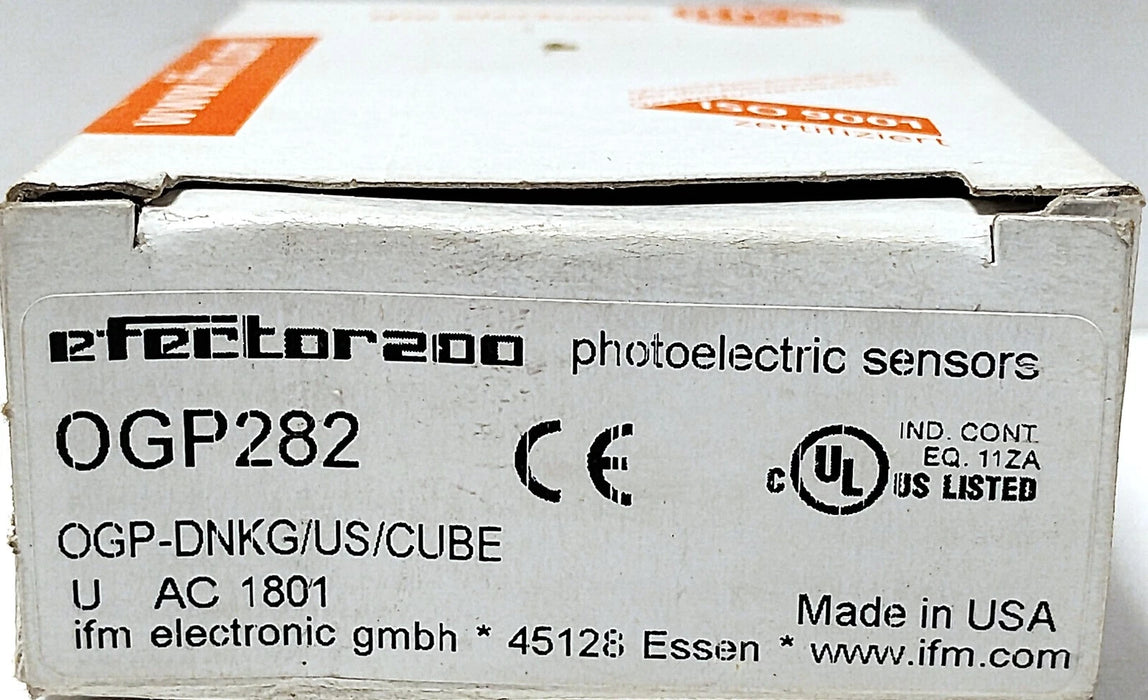 Efector OGP-DNKG/US/CUBE OGP282 10-30 V DC Photoelectric Sensor