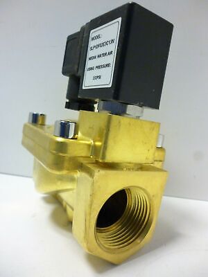 Unbranded SLP1DF02E3C13N 220-240V Brass Solenoid Valve for Air or Water
