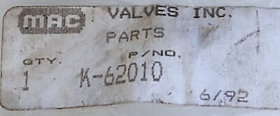 MAC Valves K-62010 Repair Kit for Solenoid Valve