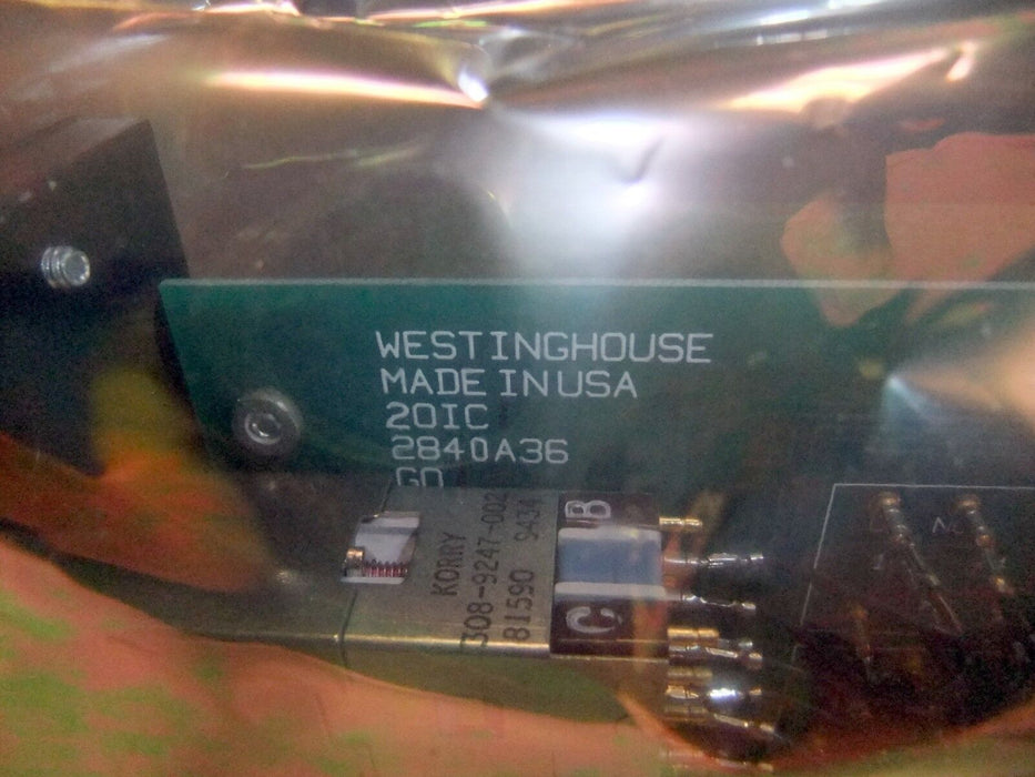 Westinghouse PC Board 201C 2840A36 G01