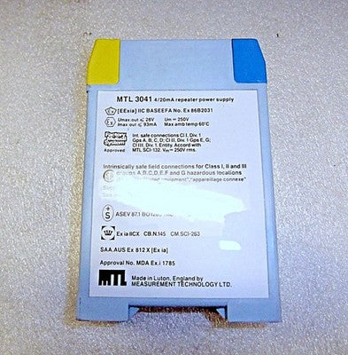 Measurement Technology MTL3041 Repeater Power Supply