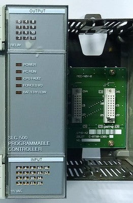 Allen Bradley 1747-L30A PLC Chassis w/ 1746-A2 2 Slot Expansion Rack