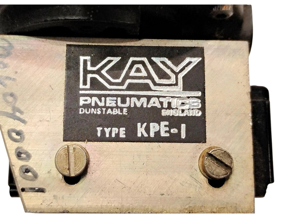 KAY Pneumatics KPE-1 Pneumatic Pressure Switch