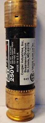 Bussmann FRN-R-50 250 V AC / 125 V DC 50 A Time Delay Fuses - Lot of 7