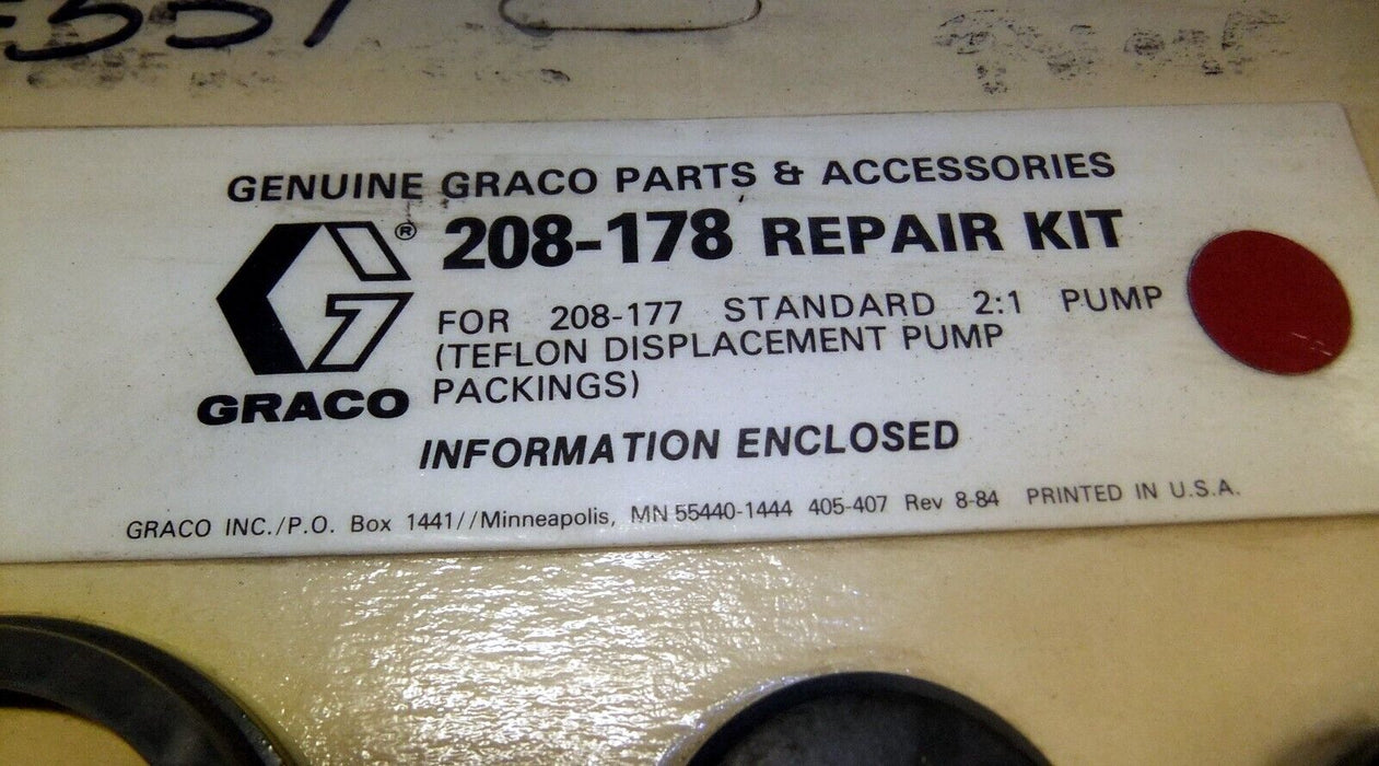 Graco Pump Repair Kit 208-178