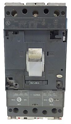 ABB SACE T4L250 3 P 600 V 250 A Molded Case Circuit Breaker w/ Lever