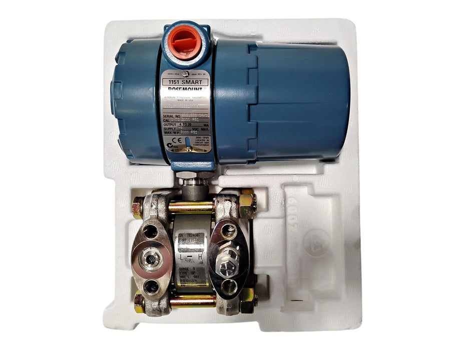 Emerson Rosemount 1151GP9S52B1M7DF 0-3000 PSI Smart Pressure Transmitter
