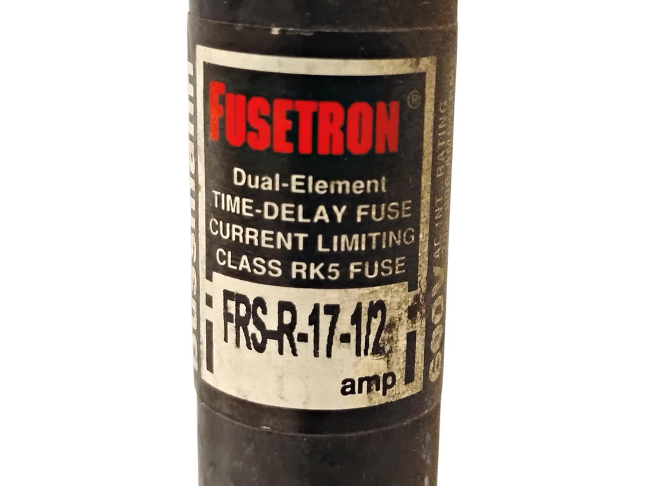 Bussmann FRS-R-17-1/2 600 V AC 17.5 A Class RK5 Current-Limiting Time-Delay Fuse