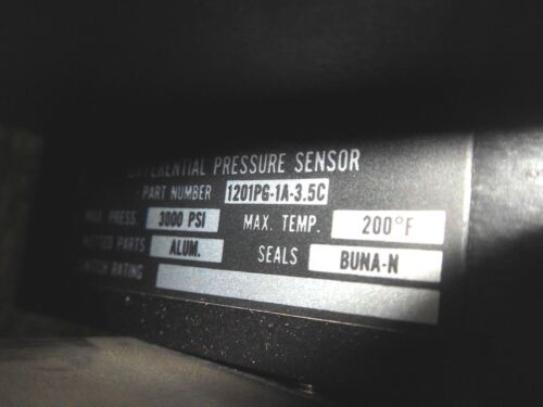 1 1201PG-1A-3.5C DIFFERENTIAL PRESSURE SENSOR