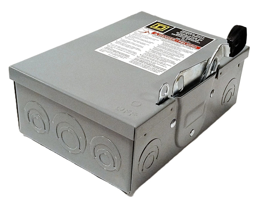 Square D DU321 240 V AC 30 A NEMA 1 Non-Fusible Safety Switch
