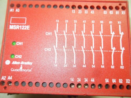1 Allen-Bradley MSR122E SAFETY RELAY