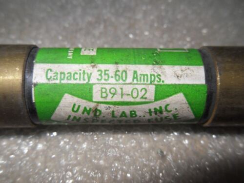 1 LOT OF 6 CEFCO B91-02 RENEWABLE 40A FUSES