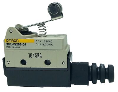 Omron SHL-W255-01 125 V AC 30 V DC 0.1 A Roller Lever Limit Switch