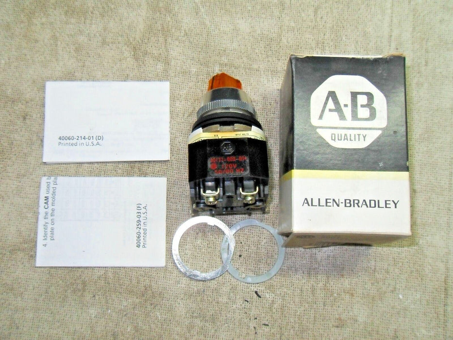 Allen-Bradley 800T-16JA2KQ1AX Ser T 3 Position Selector Switch