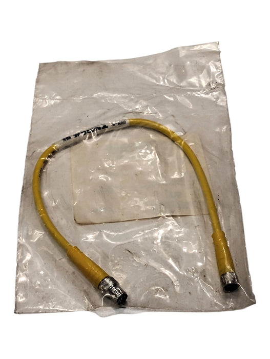 Turck PKG 3M-0.3-PSG 4M PLC Cable w/ Two 3-Pin Circular Connectors