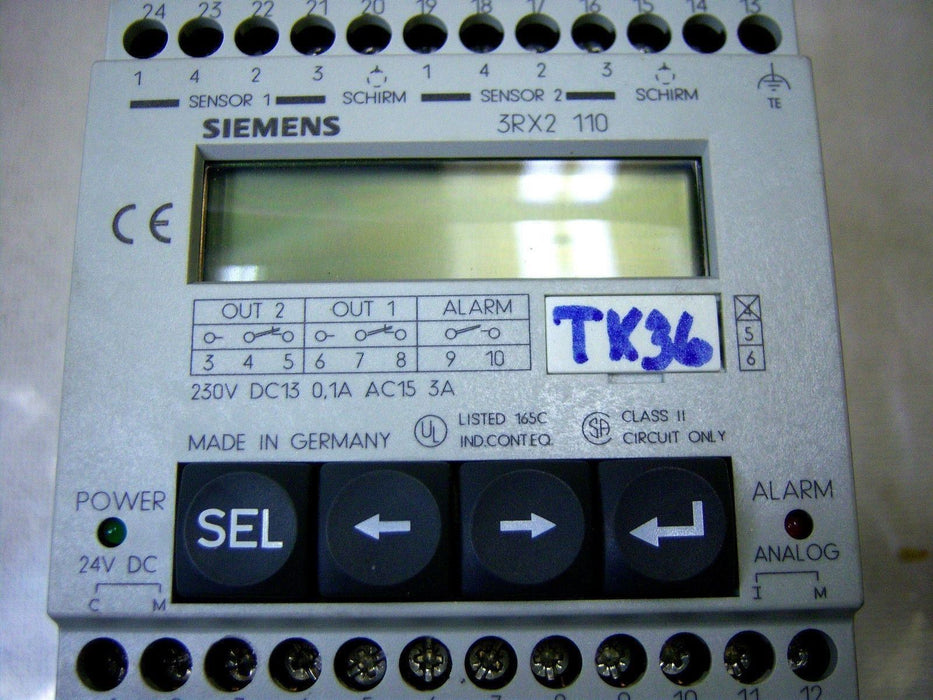 Siemens Plotting Device 3RX2-110 Control Unit