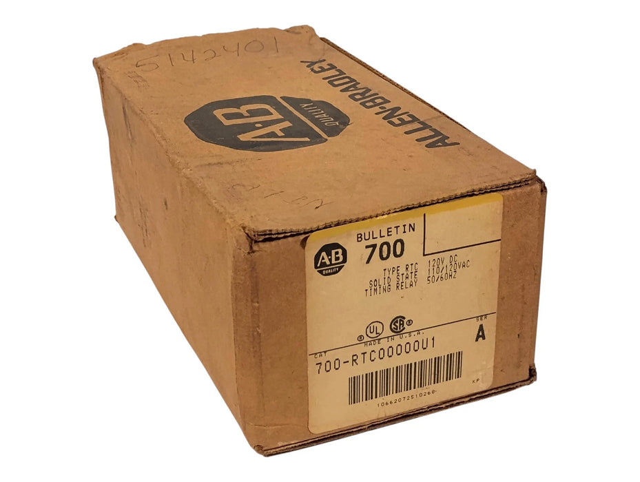 Allen-Bradley 700-RTC00000U1 120 V AC/DC 5 A Adjustable Solid State Timing Relay