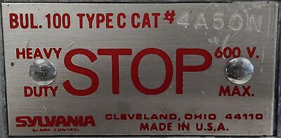 Sylvania 4A50N Emergency Stop Pushbutton