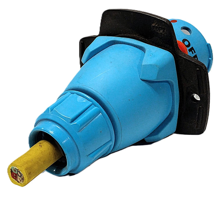 Meltric 63-38073 DSN30 250 V AC 30 A 4 Wire 3 Pole Grounded Male Inlet