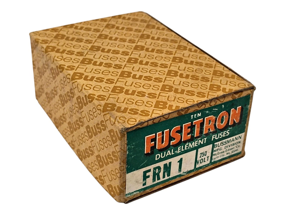Bussmann FRN-1 250 VAC 1 A Current-Limiting Time-Delay Fuse