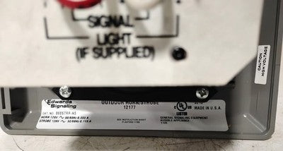 Edwards Signaling 868STRR-N5 120 V Indoor / Outdoor Electronic Horn / Strobe