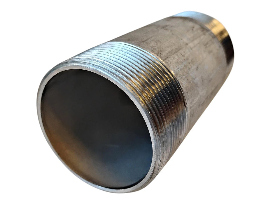 Merit Brass 4032-450 2" x 4-1/2" L MNPT Sch 40 304 Stainless Steel Pipe Nipple