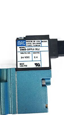 MAC Valves 411A-A0A-DM-DFFJ-1KJ Solenoid Valve with DMB-DFFJ-1KJ Valve