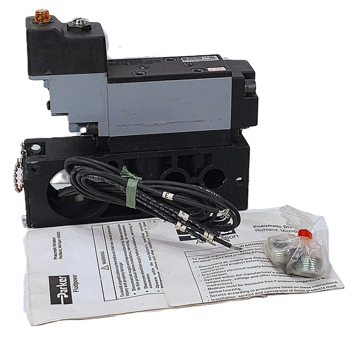 Parker AL11323BKN5301B 150 psi Pneumatic Solenoid Valve w 110/120 V AC Coil