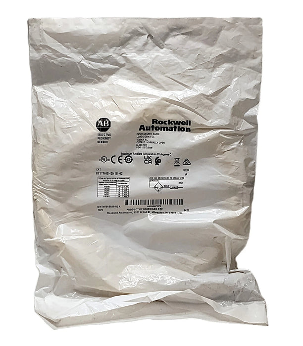 Allen-Bradley 871TM-BH5N18-H2 20-250 V AC/DC Shielded Inductive Proximity Sensor