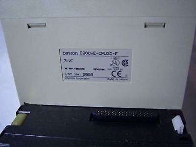 Omron 8 Slot Rack PLC w C200HE PA204 C200HW-CEO01
