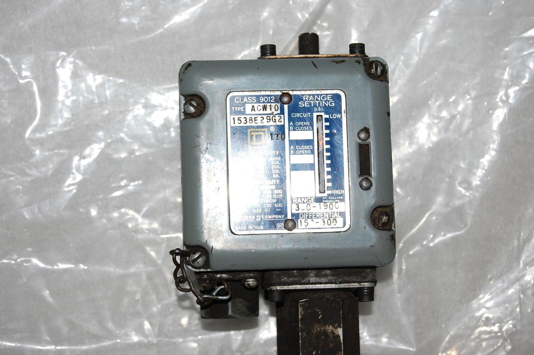 Square D Pressure Switch 9012-ACW10