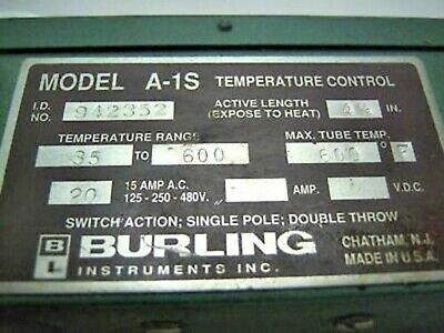Burling Temperature Control 942352 35-600 deg.