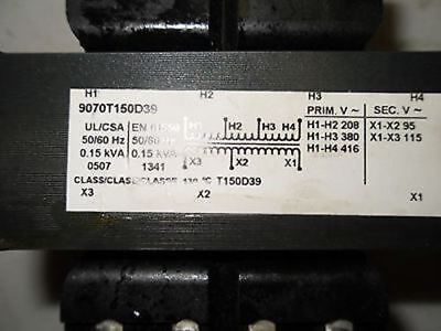Square D 9070T150D39 Control Transformer