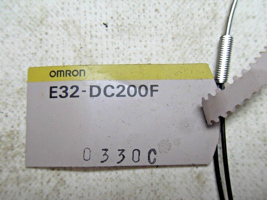 1 OMRON E32-DC200F FIBER OPTIC SENSOR