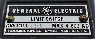GE CR9440J1D11 Rotary Limit Switch with Roller Lever