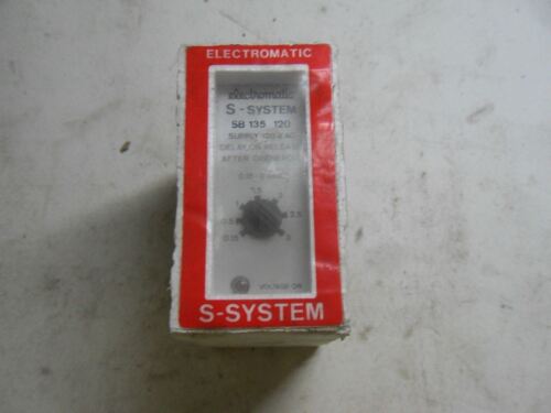 1 ELECTROMATIC SB 135 TIMING RELAY