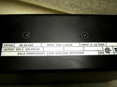 Sola Power Supply 86-24-262